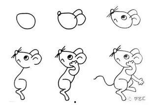 小老鼠成人画法视频,萌动瞬间，绘制可爱鼠宝教程